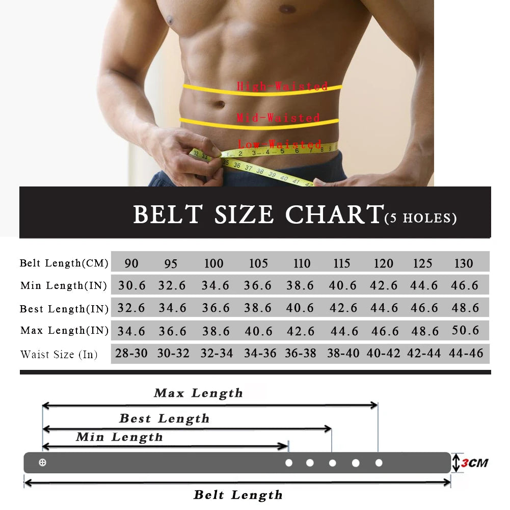 Men’s Reversible Leather Dress Belt