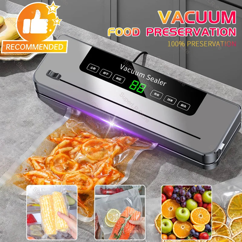 Electric Vacuum Sealer Built-in Cutter