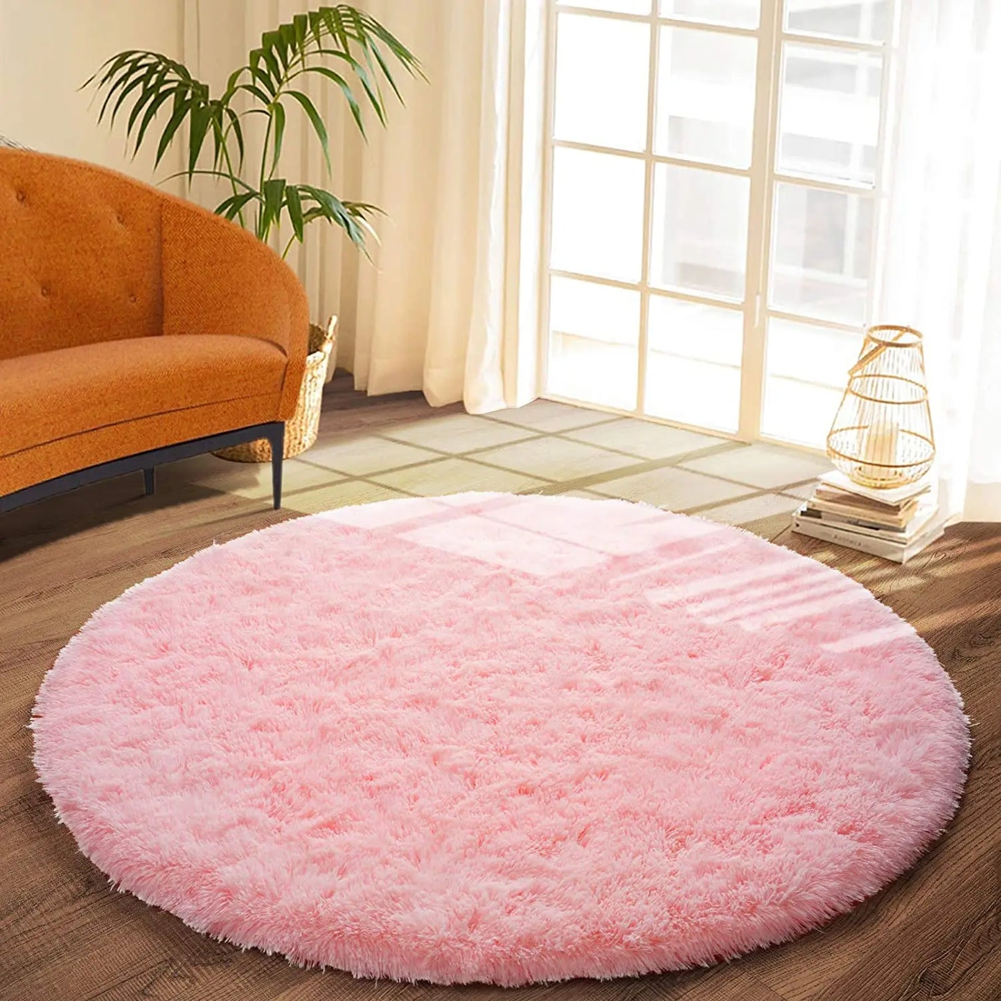 Round Thick Carpet for Living Room