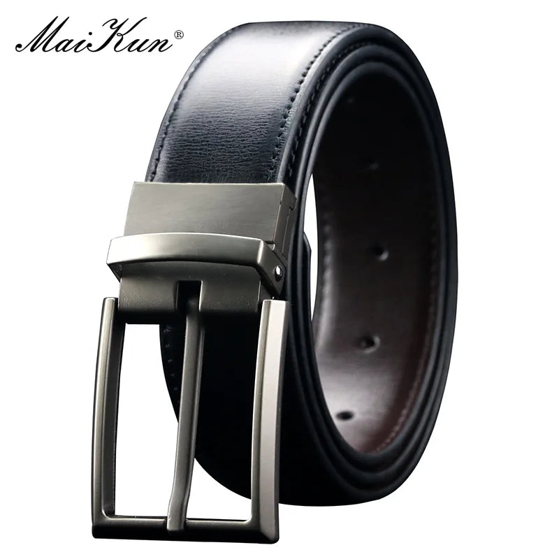 Men’s Reversible Leather Dress Belt