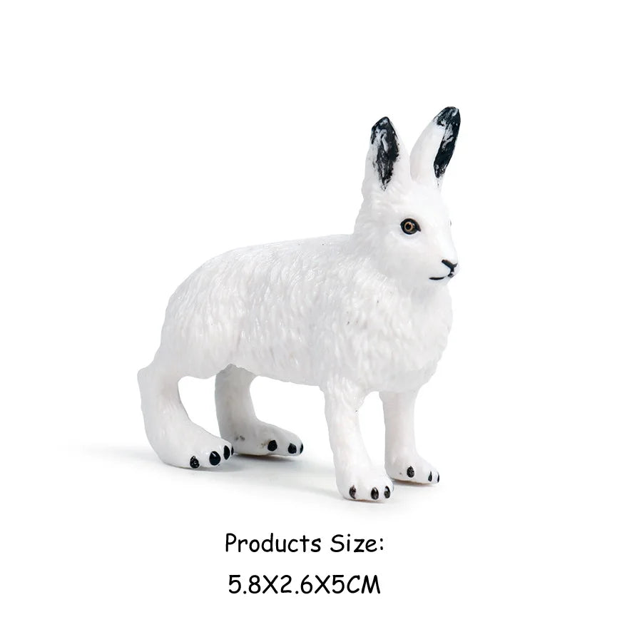 Hand painted Simulation Rabbits Animals
