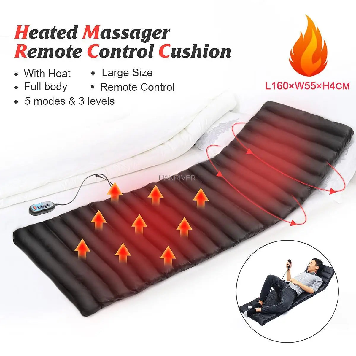 Full Body Heated Massager with Remote Control