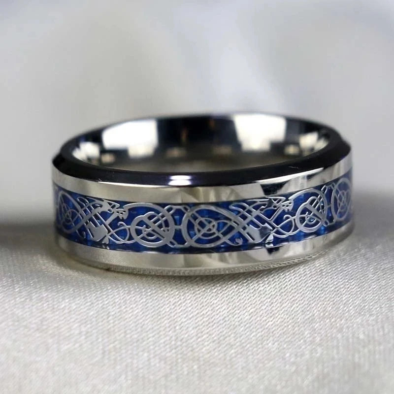 Couple Rings Men Stainless Steel
