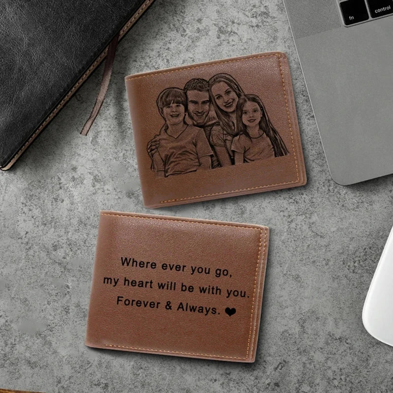 Picture Wallet Men Business Short Ultra-Thin