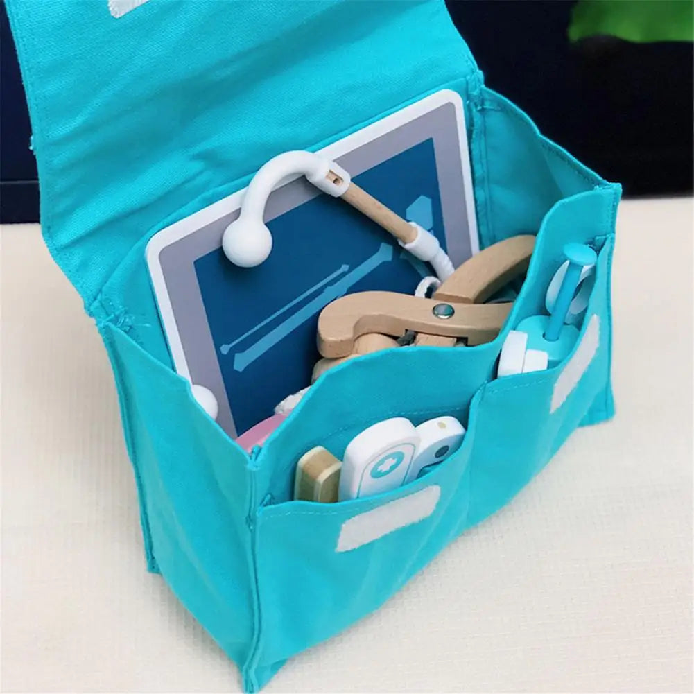 Children's Wooden Simulation Medicine Box