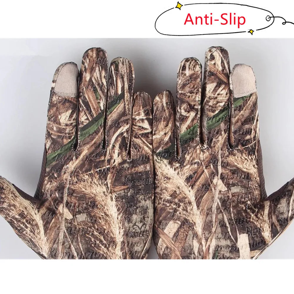 Bionic Camouflage Quick-Dry Hunting Gloves