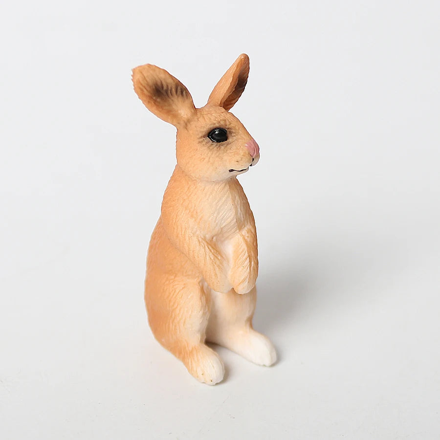 Hand painted Simulation Rabbits Animals