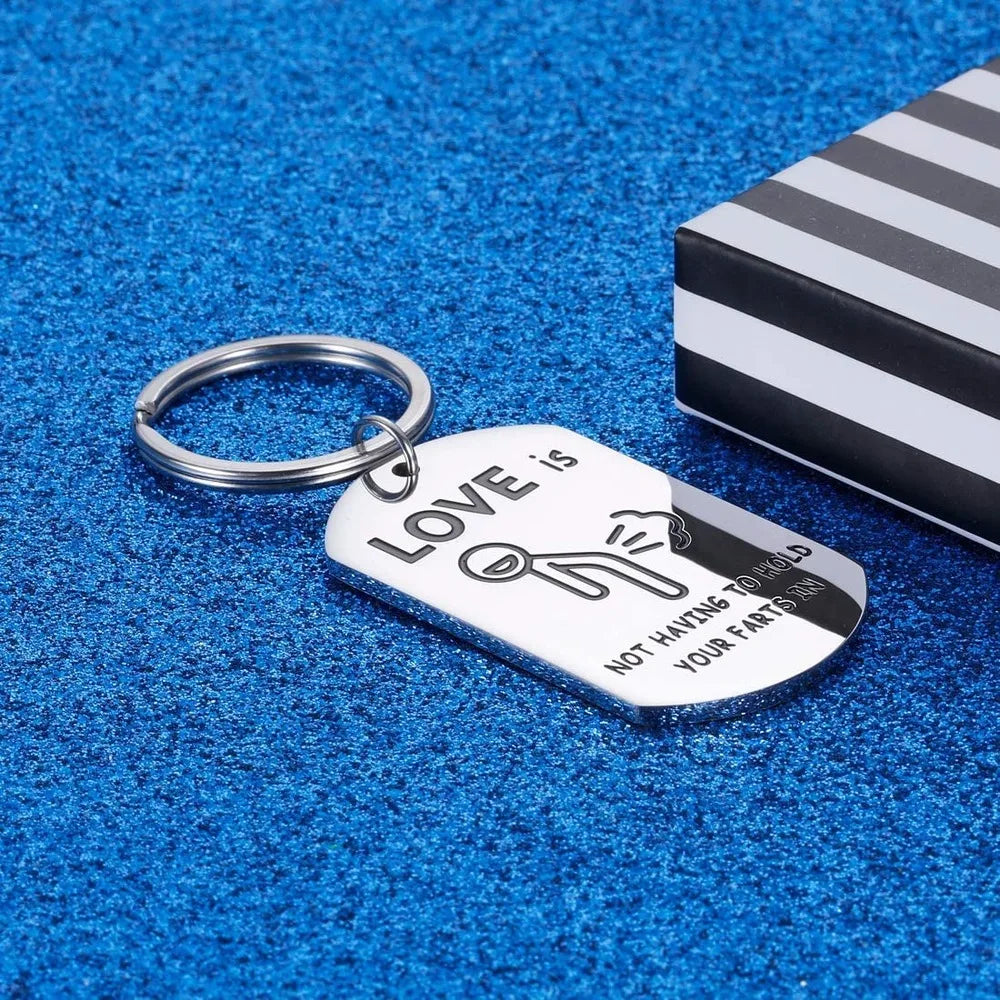 Funny and Cheeky Keychain