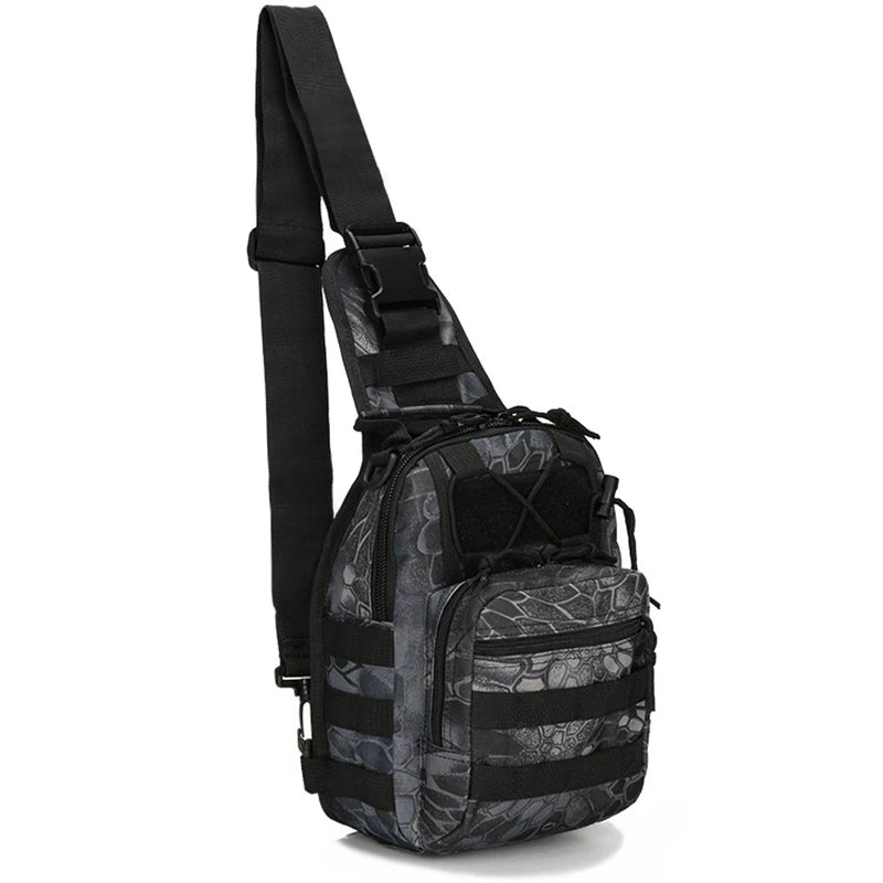 Tactical Shoulder Bag – 800D Waterproof Oxford Small Chest Bag
