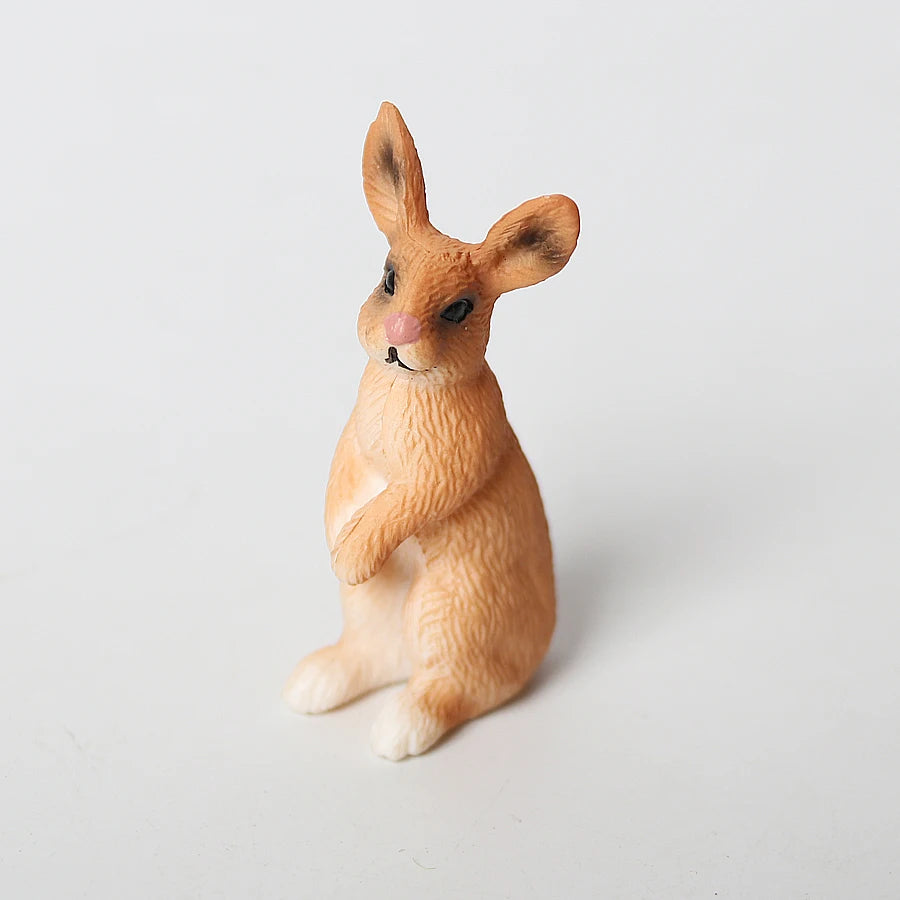 Hand painted Simulation Rabbits Animals