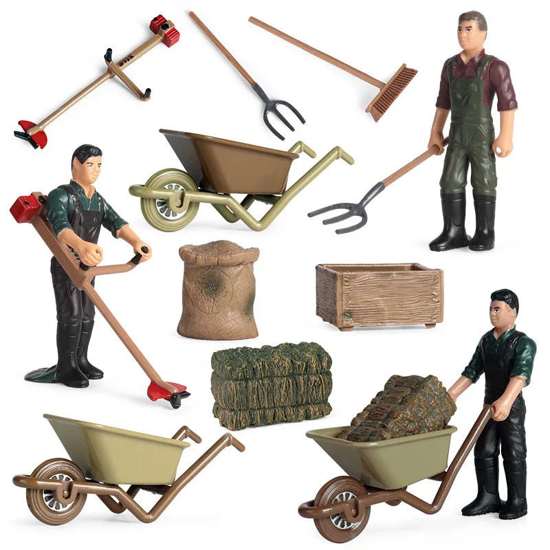 12Pcs Simulation Farm Accessories