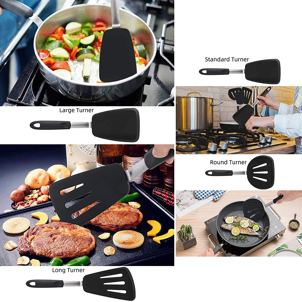 Non-Stick Silicone Cooking Set