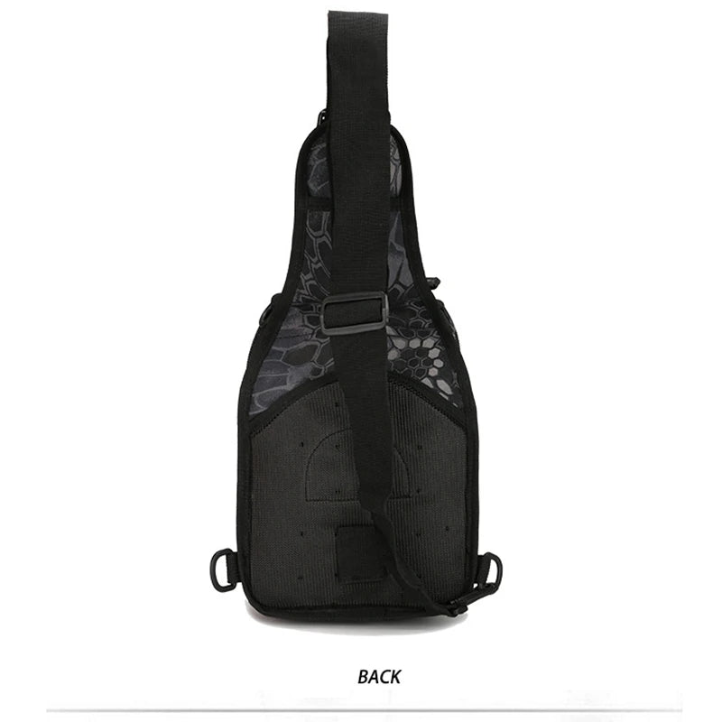 Tactical Shoulder Bag – 800D Waterproof Oxford Small Chest Bag