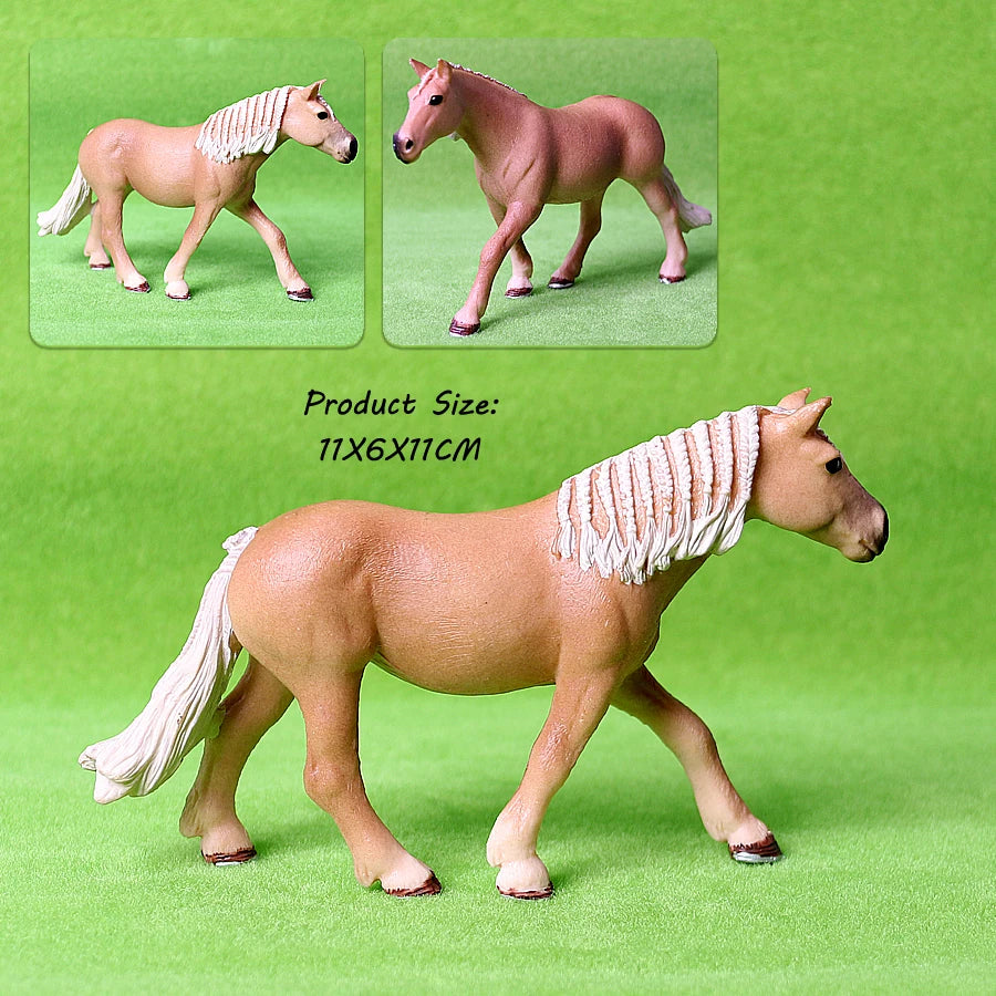 Realistic Horse Collectible Foal Figurines Set