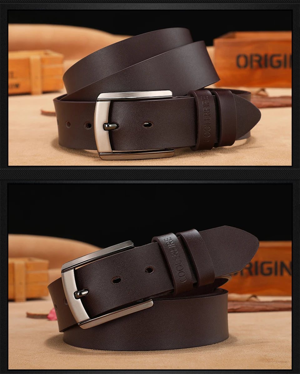 Men's High-Quality Genuine Leather Luxury Designer Belt