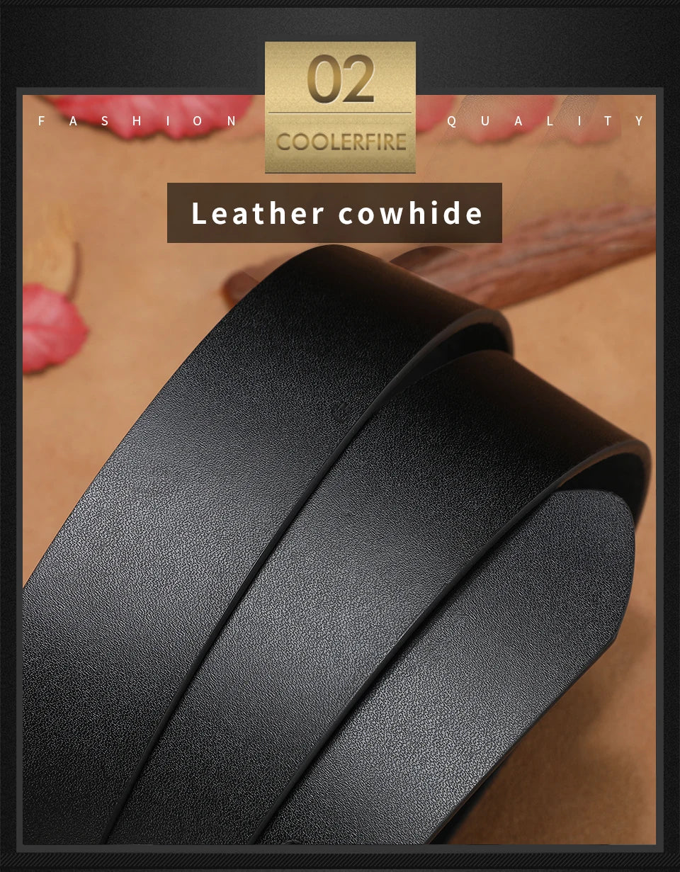Men's High-Quality Genuine Leather Luxury Designer Belt