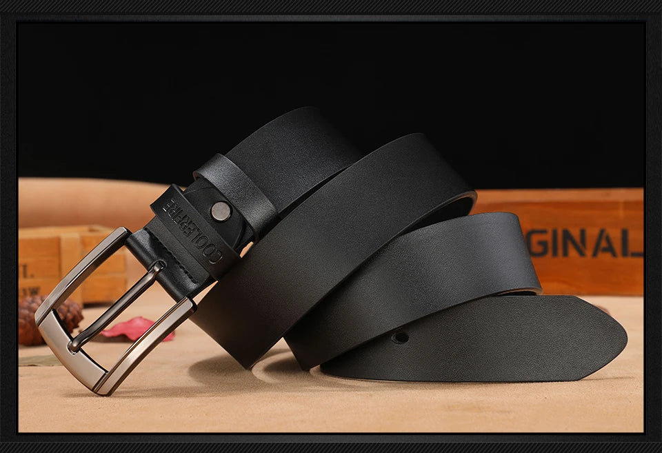 Men's High-Quality Genuine Leather Luxury Designer Belt