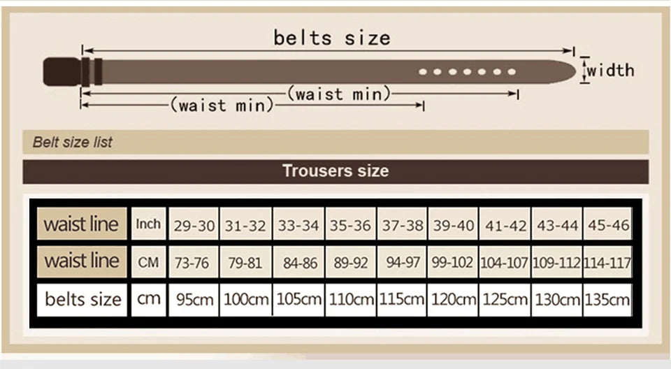 Men's High-Quality Genuine Leather Luxury Designer Belt