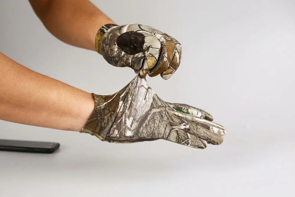 Bionic Camouflage Quick-Dry Hunting Gloves