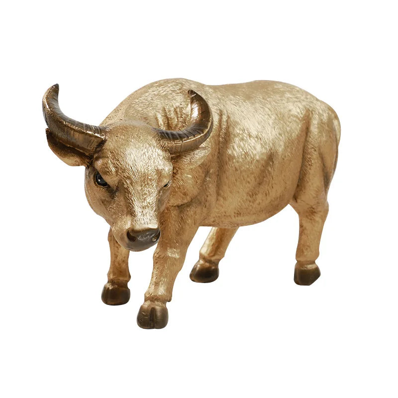 Creative Buffalo Statue Bull Piggy Bank