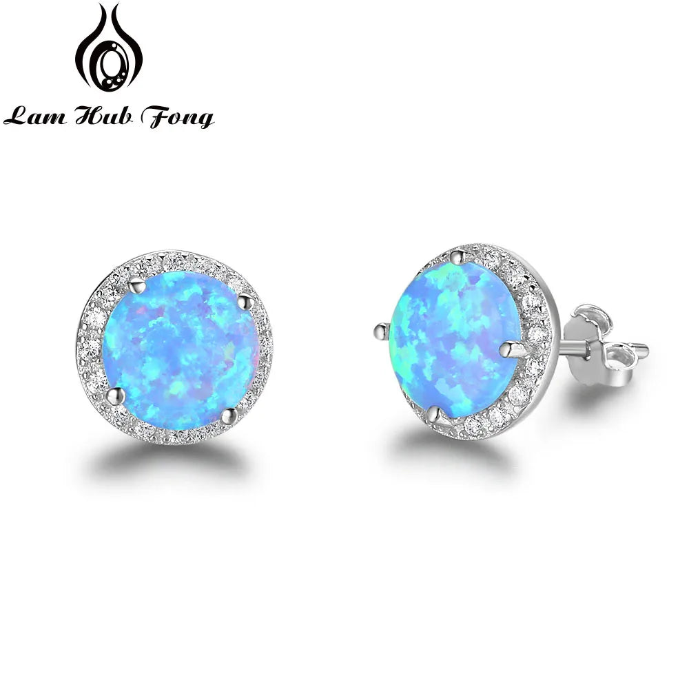 Classic 925 Sterling Silver Stud Earrings