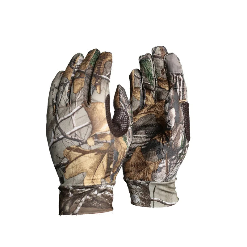 Bionic Camouflage Quick-Dry Hunting Gloves