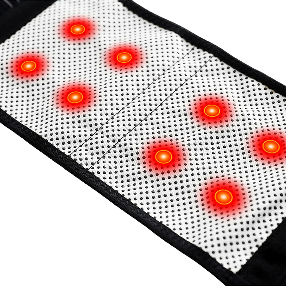 Tcare Adjustable Waist Tourmaline Self-Heating Magnetic Therapy Belt