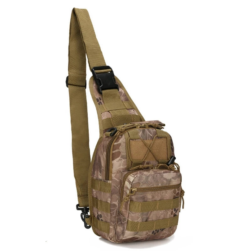 Tactical Shoulder Bag – 800D Waterproof Oxford Small Chest Bag