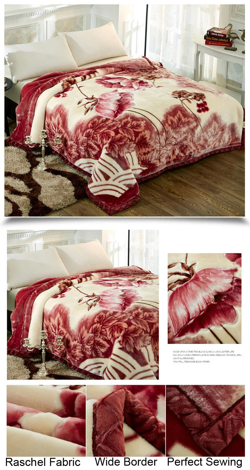 Double Layer Raschel Weight Blankets