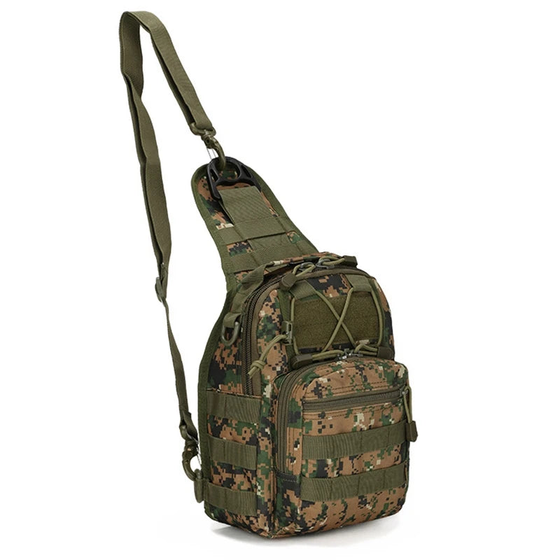 Tactical Shoulder Bag – 800D Waterproof Oxford Small Chest Bag
