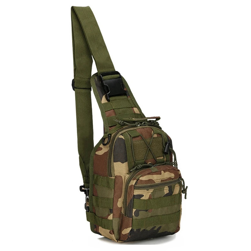 Tactical Shoulder Bag – 800D Waterproof Oxford Small Chest Bag