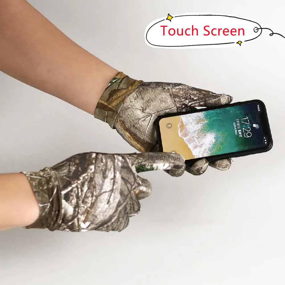 Bionic Camouflage Quick-Dry Hunting Gloves