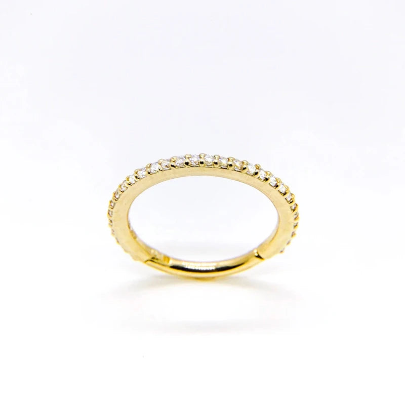 925 Sterling Silver Round Hoop Earring