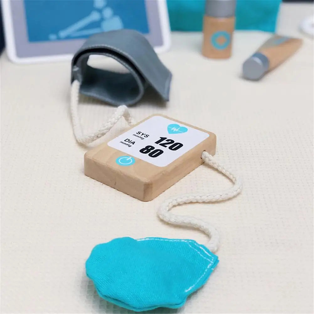 Children's Wooden Simulation Medicine Box