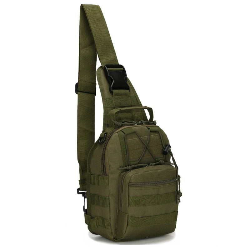 Tactical Shoulder Bag – 800D Waterproof Oxford Small Chest Bag