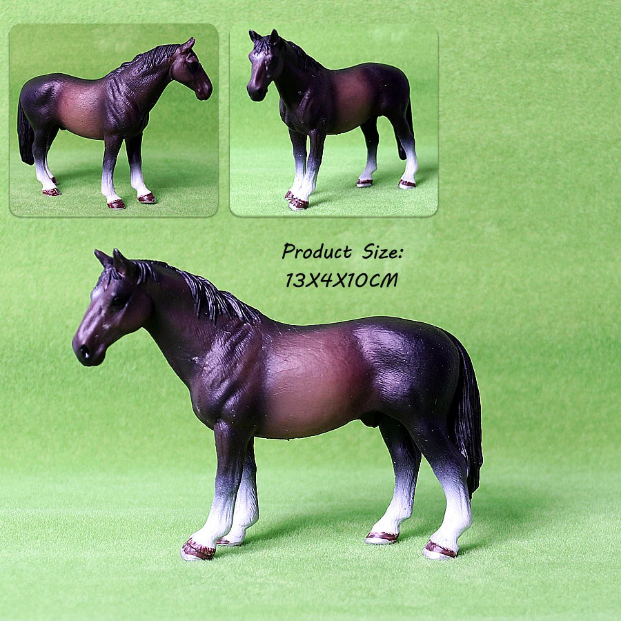 Realistic Horse Collectible Foal Figurines Set