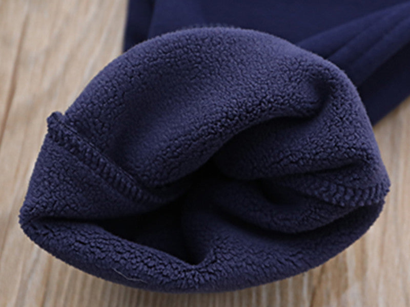 Children's Clothing Warm Autumn and Winter One Boy Fleece-Lined Pants