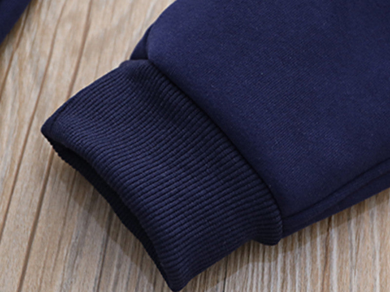 Children's Clothing Warm Autumn and Winter One Boy Fleece-Lined Pants