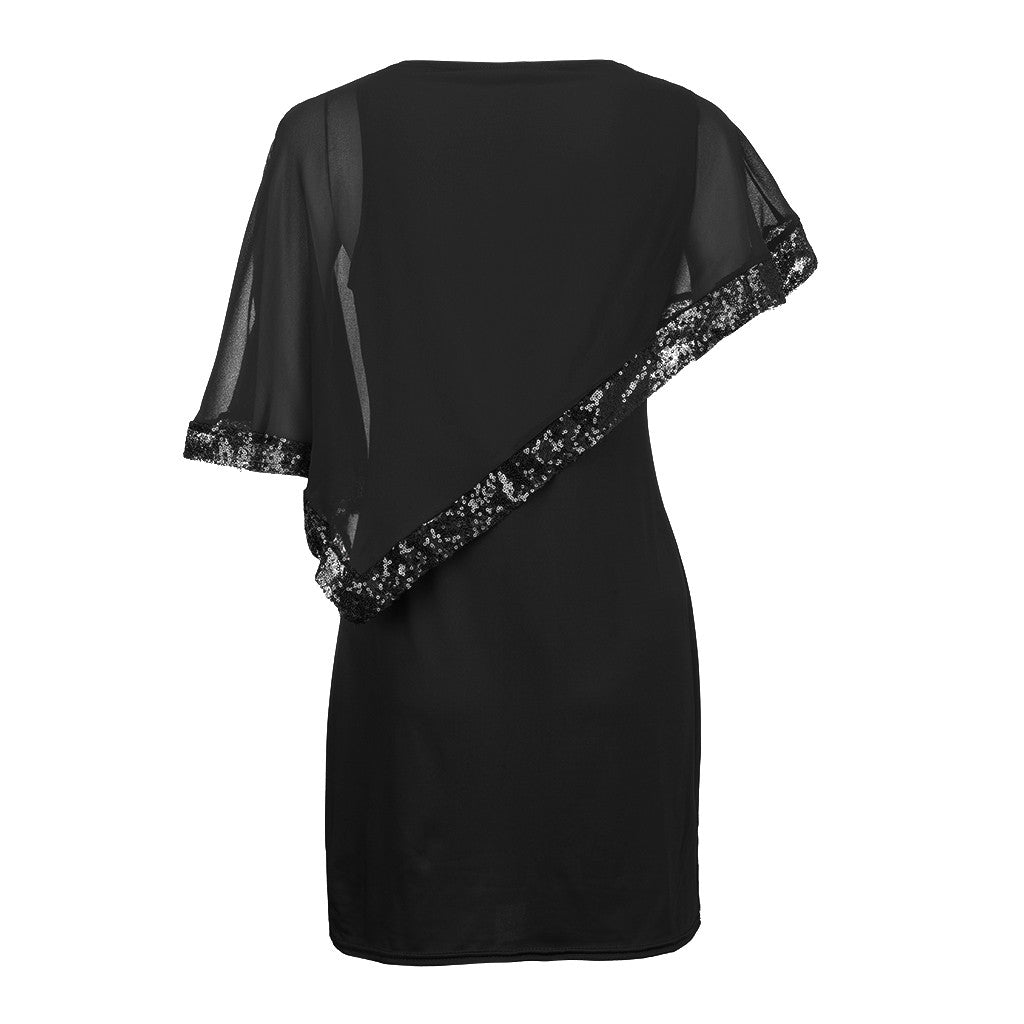 Elegant Sequined Plus Size Dresses