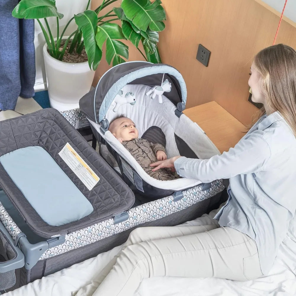 5-in-1 Multifunctional Pack and Play by Qutanix
