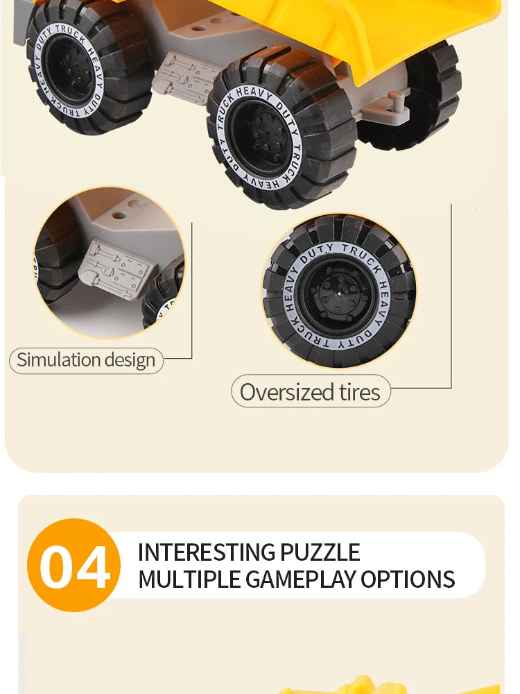 Excavator & Dump Truck Model Toy