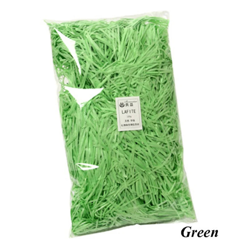 100g Colorful Shred Crinkle Paper Raffia: