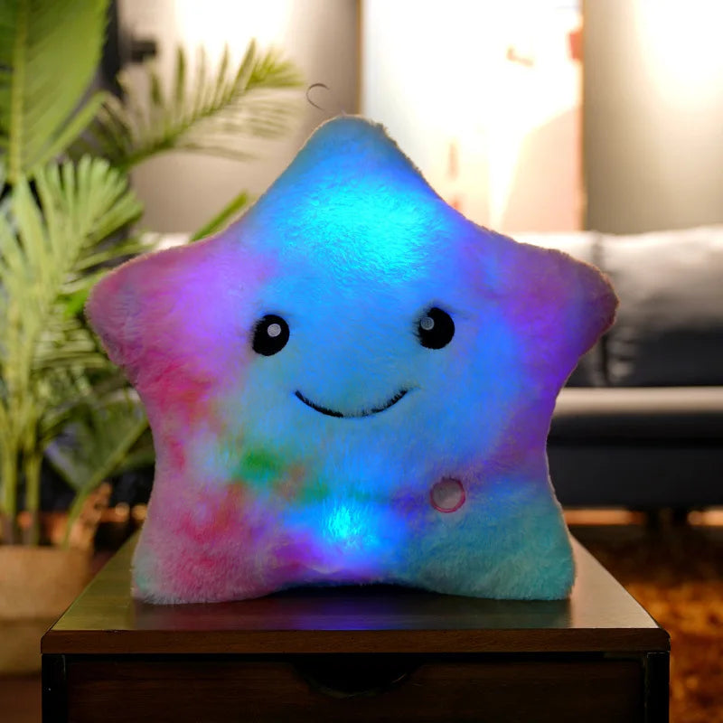 34CM Luminous Plush Star Pillow