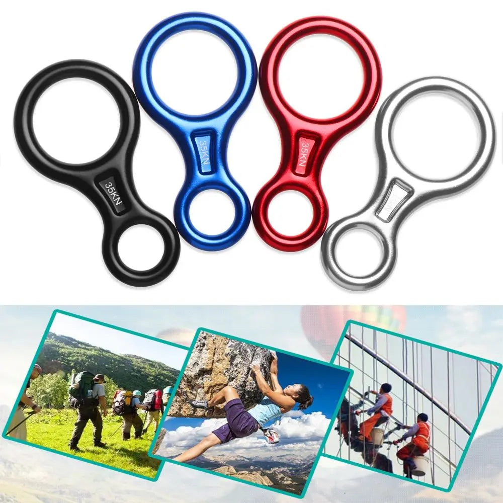 35KN Figure 8 Rock Climbing Descender