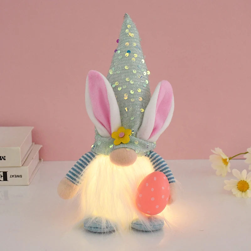 Easter LED Glowing Faceless Gnome Doll