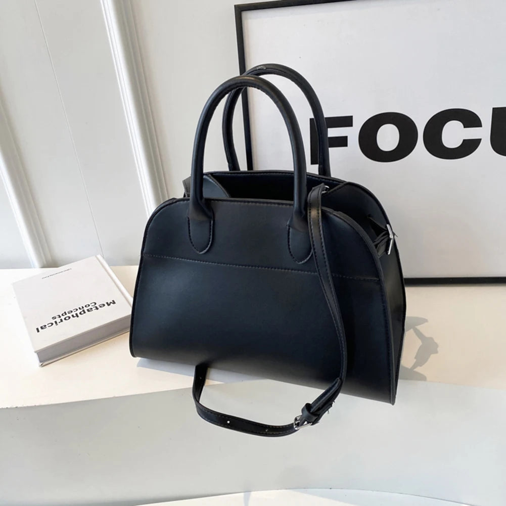 PU Leather Suede Tote Bag for Women