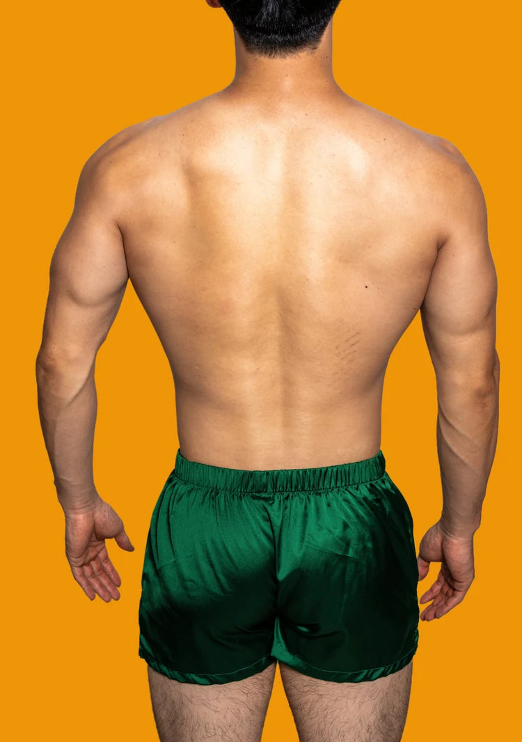 Men's Low-Rise Silk Smooth Boxer Briefs