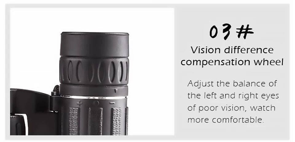 40x22 HD Powerful Binoculars – 2000M Long-Range Folding Mini Telescope for Hunting, Sports & Outdoor Adventure