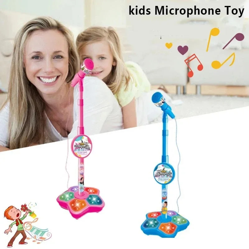 Kids Microphone with Stand Karaoke Toy