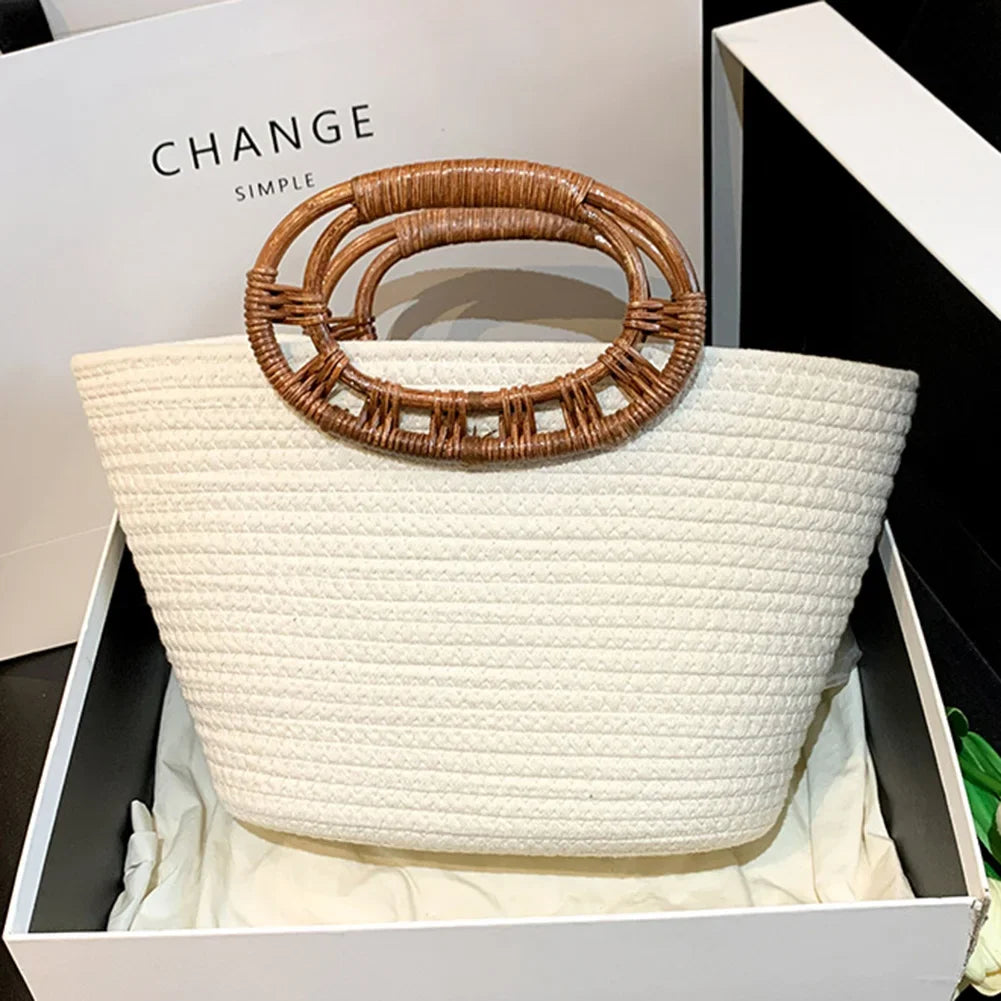 Cotton Rope Tote Bag